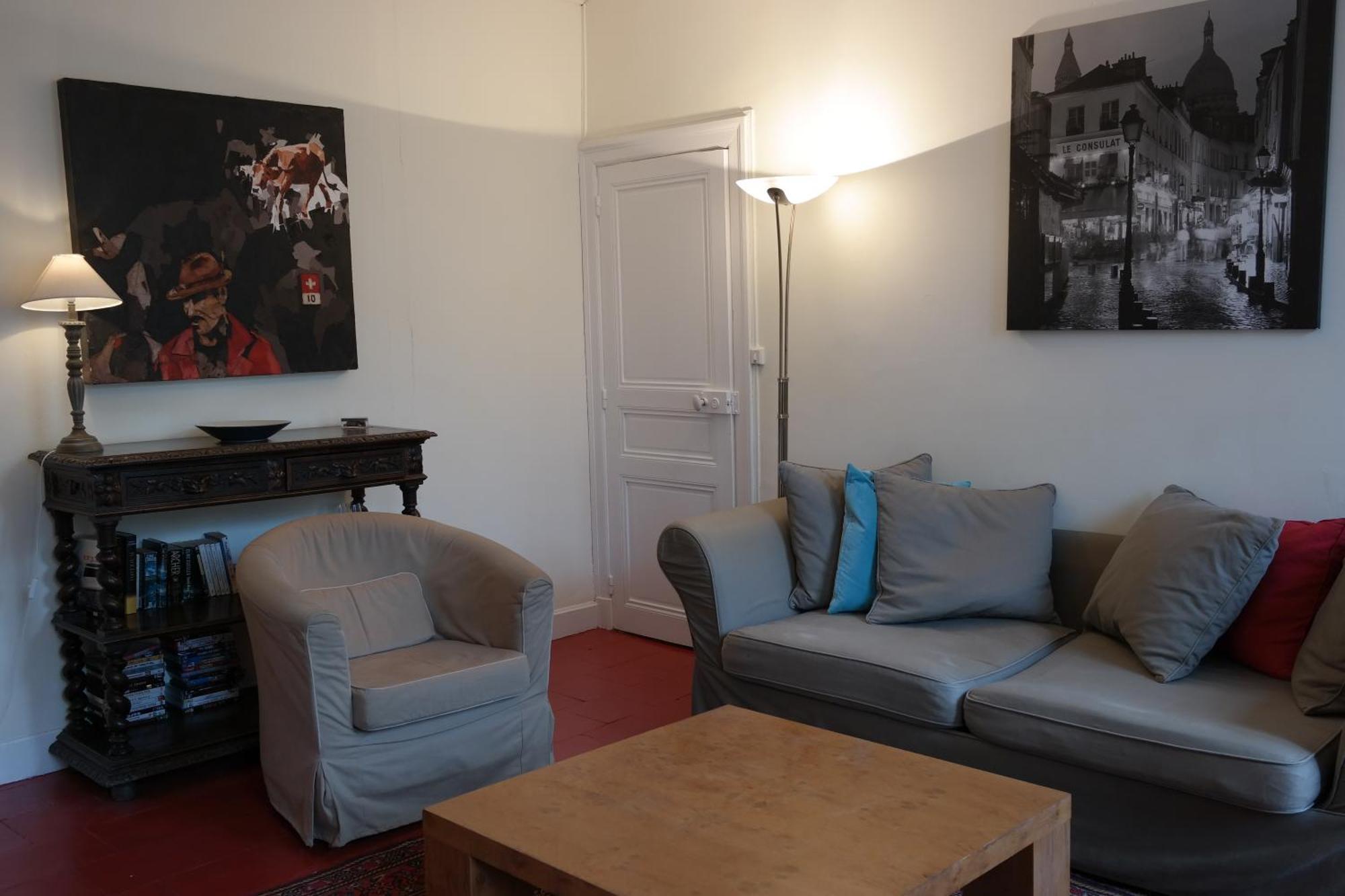 Penthouse Apartment Overlooking Place Carnot Каркассон Экстерьер фото